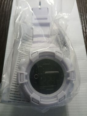 White Digital Sports Watch